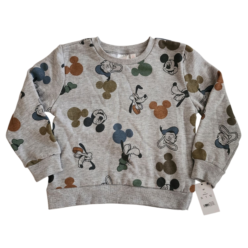 Brand New Disney Mickey Mouse And Friends Sweatshirt - Size 4T